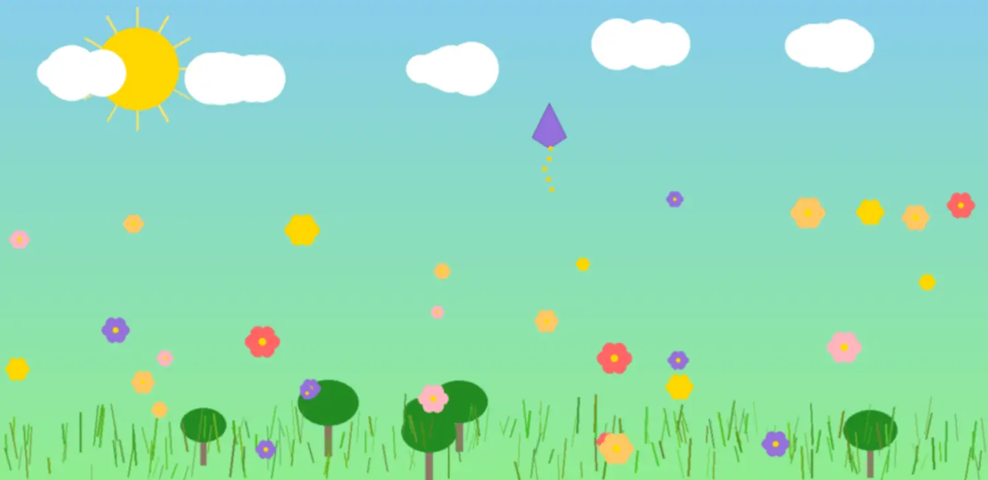 草地风筝飞扬的午后 - 一起草17c